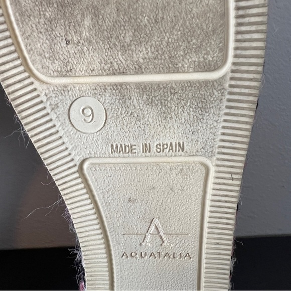 Aquatalia Jen Leather Platform Espadrille Slip-on Shoes - Picture 9 of 10